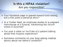 HIPPA violation